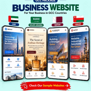 Professional Business Website Development – GCC | 5 Pages