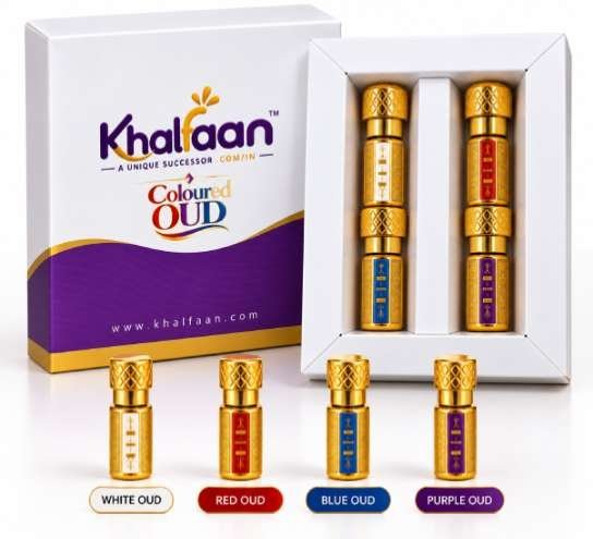 Khalfaan_Attar_Gift_-1.jpg Khalfaan Coloured OUD – Arabian Oud Attar Collection | 4 × 3ml