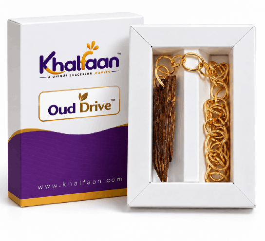Khalfaan Oud Drive™ Hanging Oud Aroma for Your Car (Pack of 1)