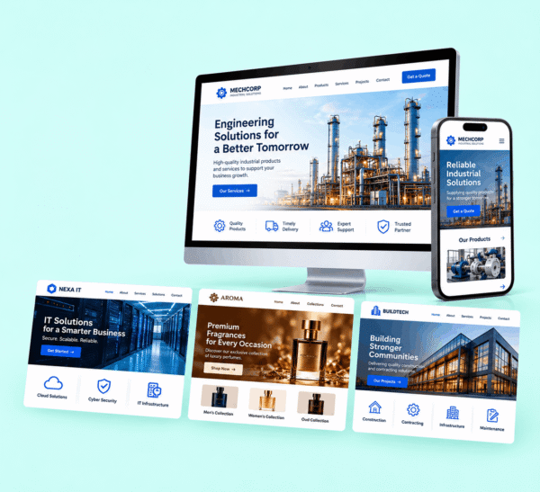 Business Website Development for GCC with Invoice
