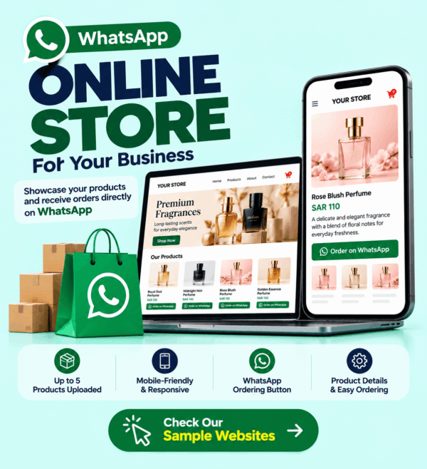 WhatsApp Online Store Promo (1) WhatApp Online Web | Upto 7 prducts | Special Offer